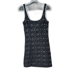 BB Dakota Black Lace Dress With White Lining